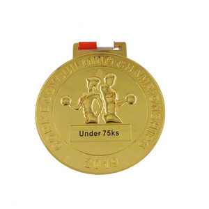 Médailles de boxe en or pour la première journée du sport personnalisées
