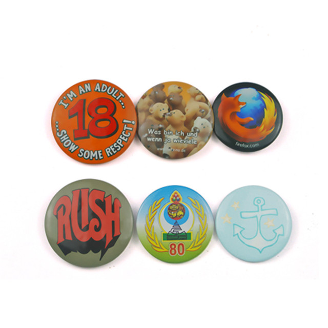 Fabricant de badges à boutons en étain de 32 mm