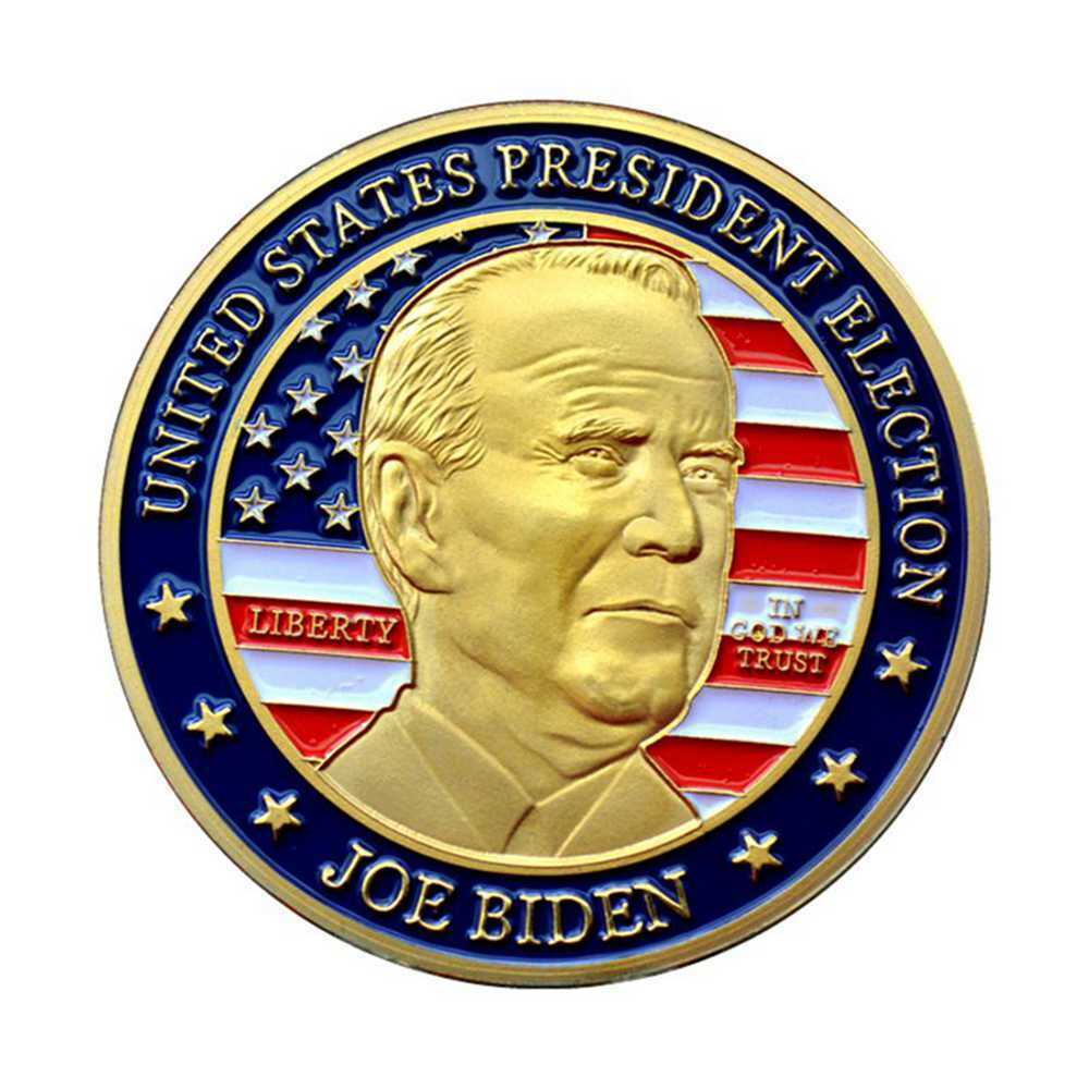 Donald Trump 2024 Challenge Coins, Keep America Great United States Presidential Re-Election Campaign Jeton de pièce plaqué or