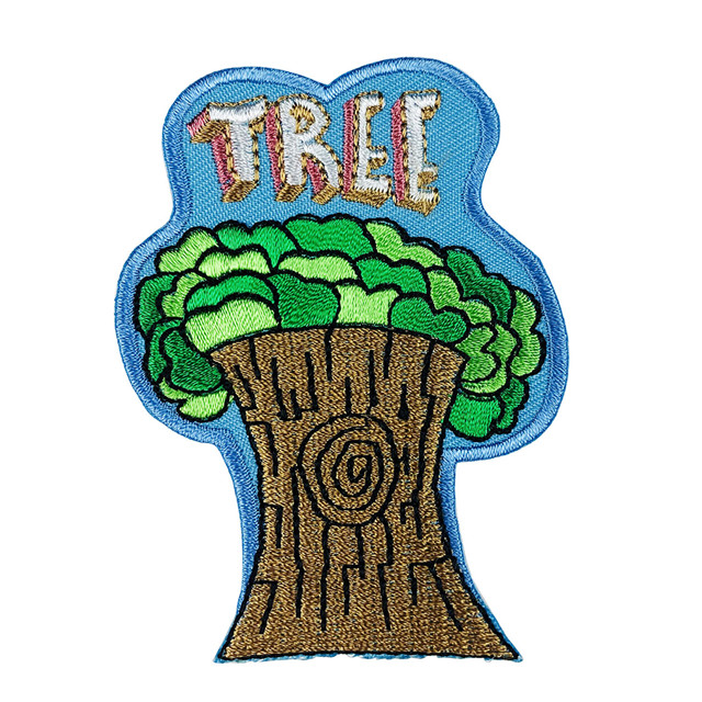 patch brodé fille logo fleurs