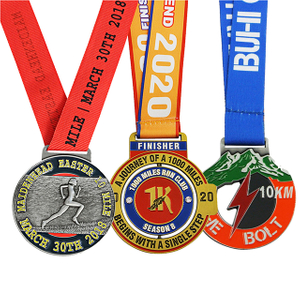 Médaille de marathon personnalisée personnalisée à vendre
