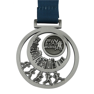 Médaille d'argent du marathon de la ville