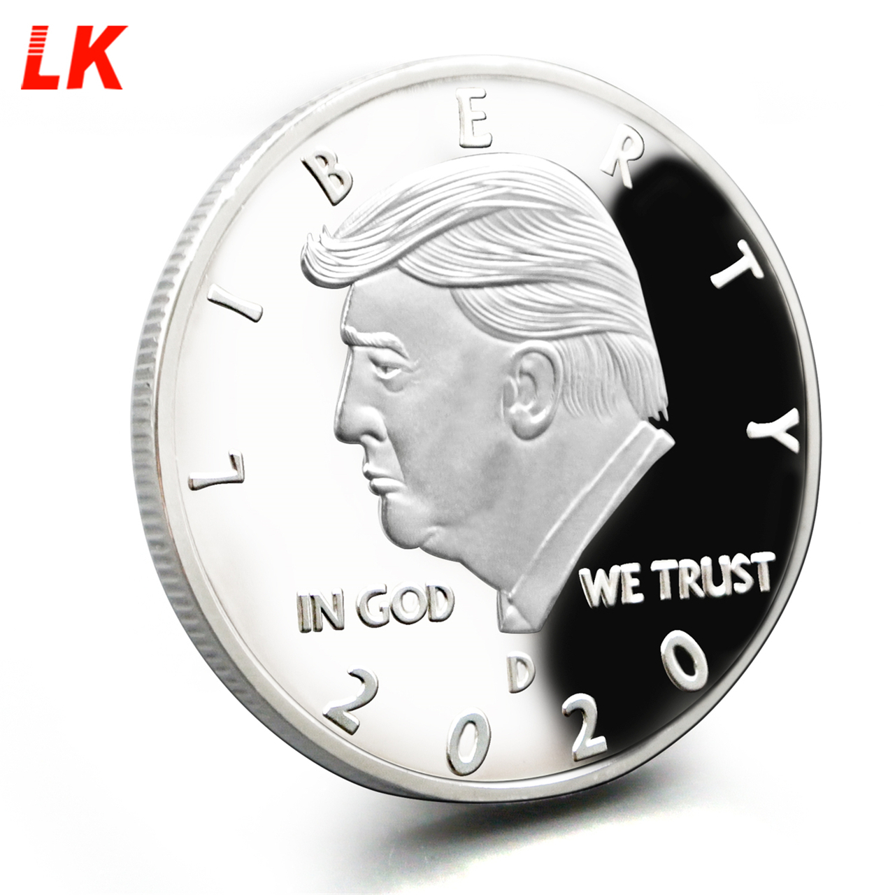 Donald Trump 2024 Challenge Coins, Keep America Great United States Presidential Re-Election Campaign Jeton de pièce plaqué or