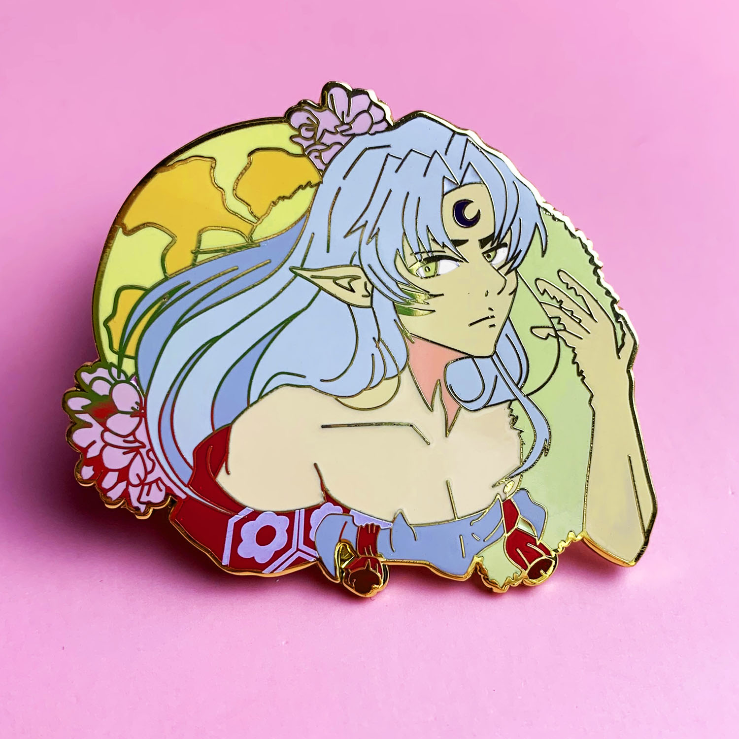 Usine Custom Wholesale Anime Logo Glitter Badge Revers en métal Soft Hard Émail Pin