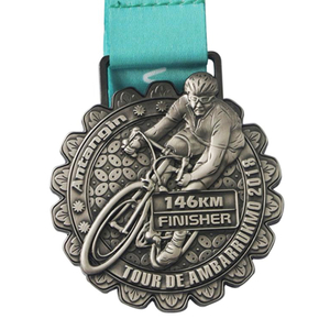 médailles cyclistes personnalisées sur mesure
