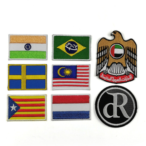 patch de broderie armée logo personnalisé