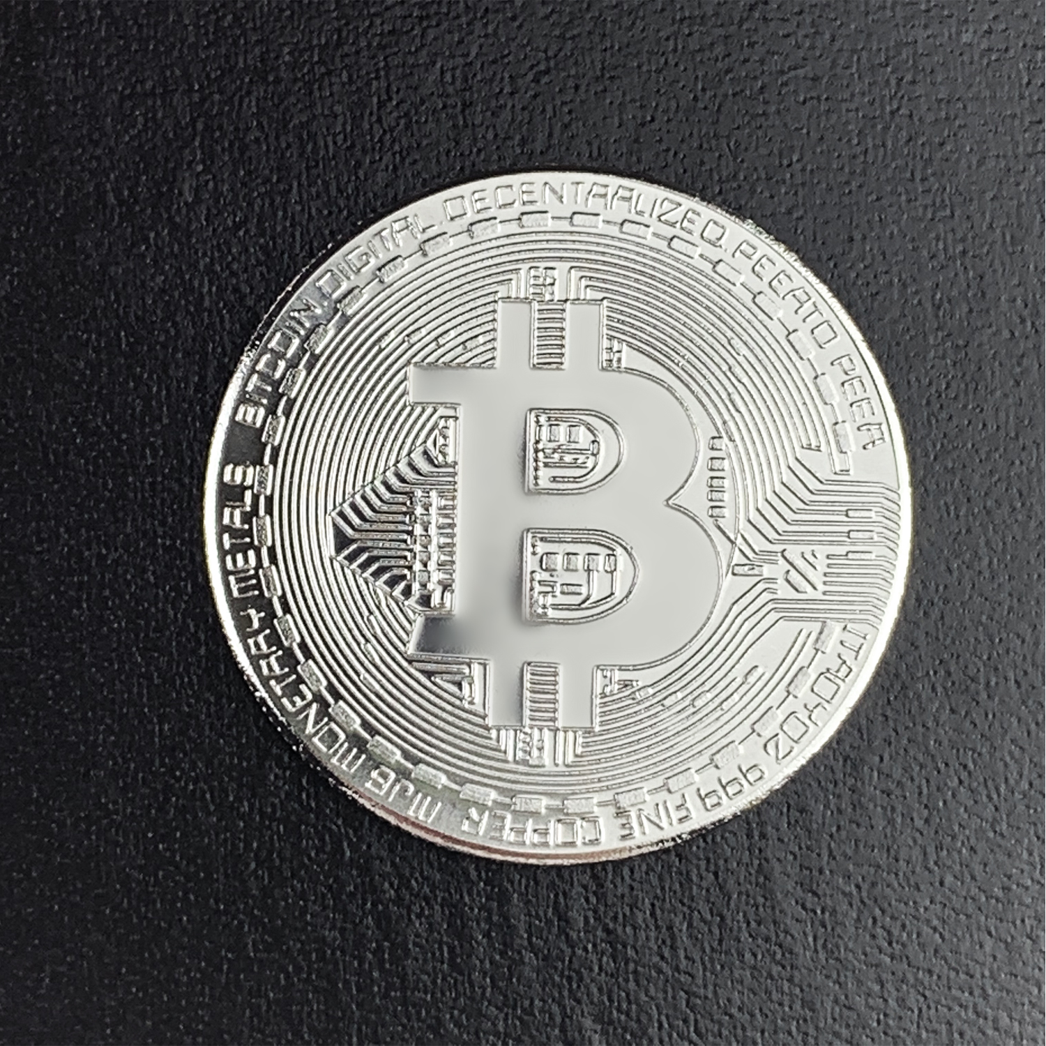 Personnalisé 40Mm Souvenir Blockchain Bitcoin Coin Anniversaire Métal Commémoratif 24K Carat Pièces Or Bitcoin À Vendre