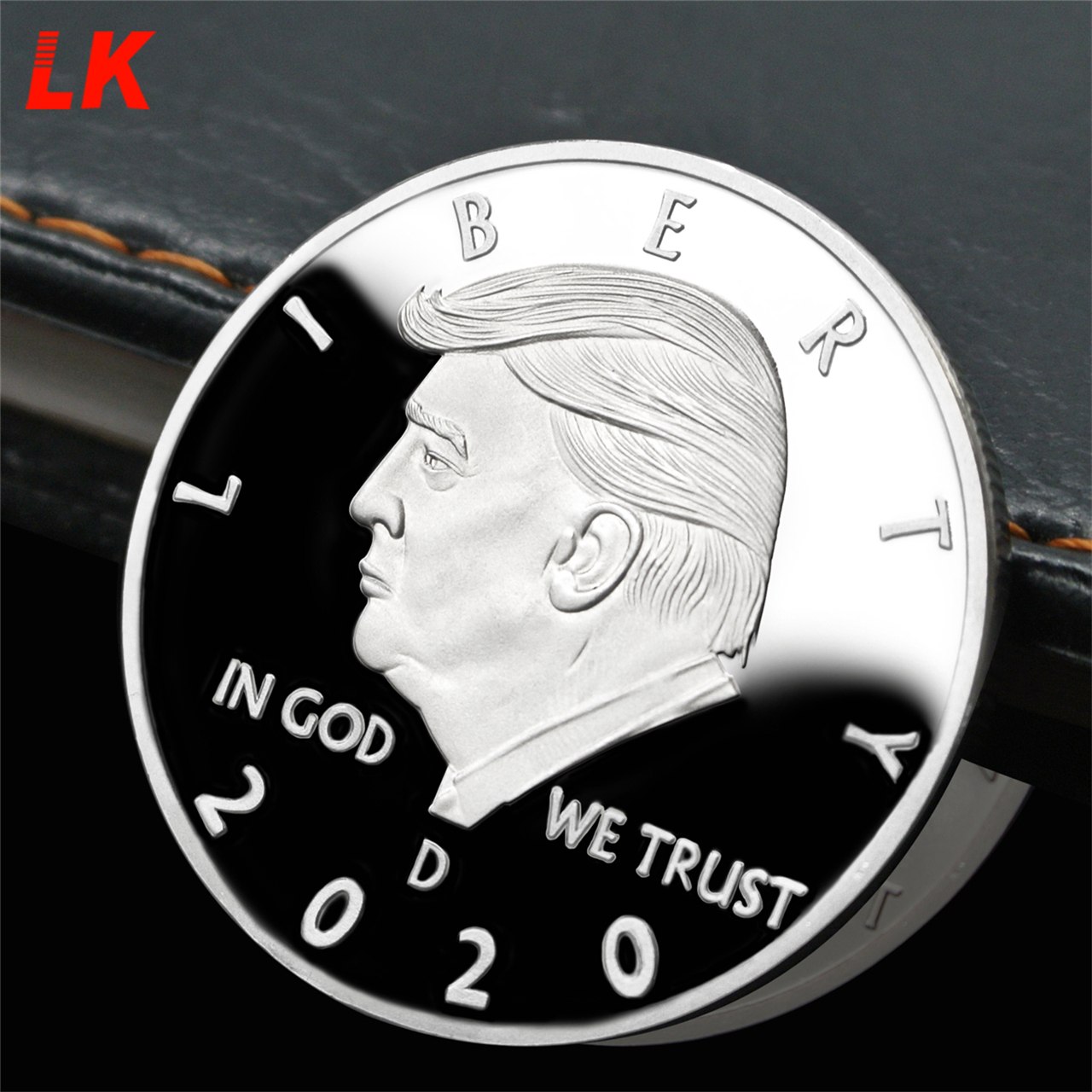 Donald Trump 2024 Challenge Coins, Keep America Great United States Presidential Re-Election Campaign Jeton de pièce plaqué or