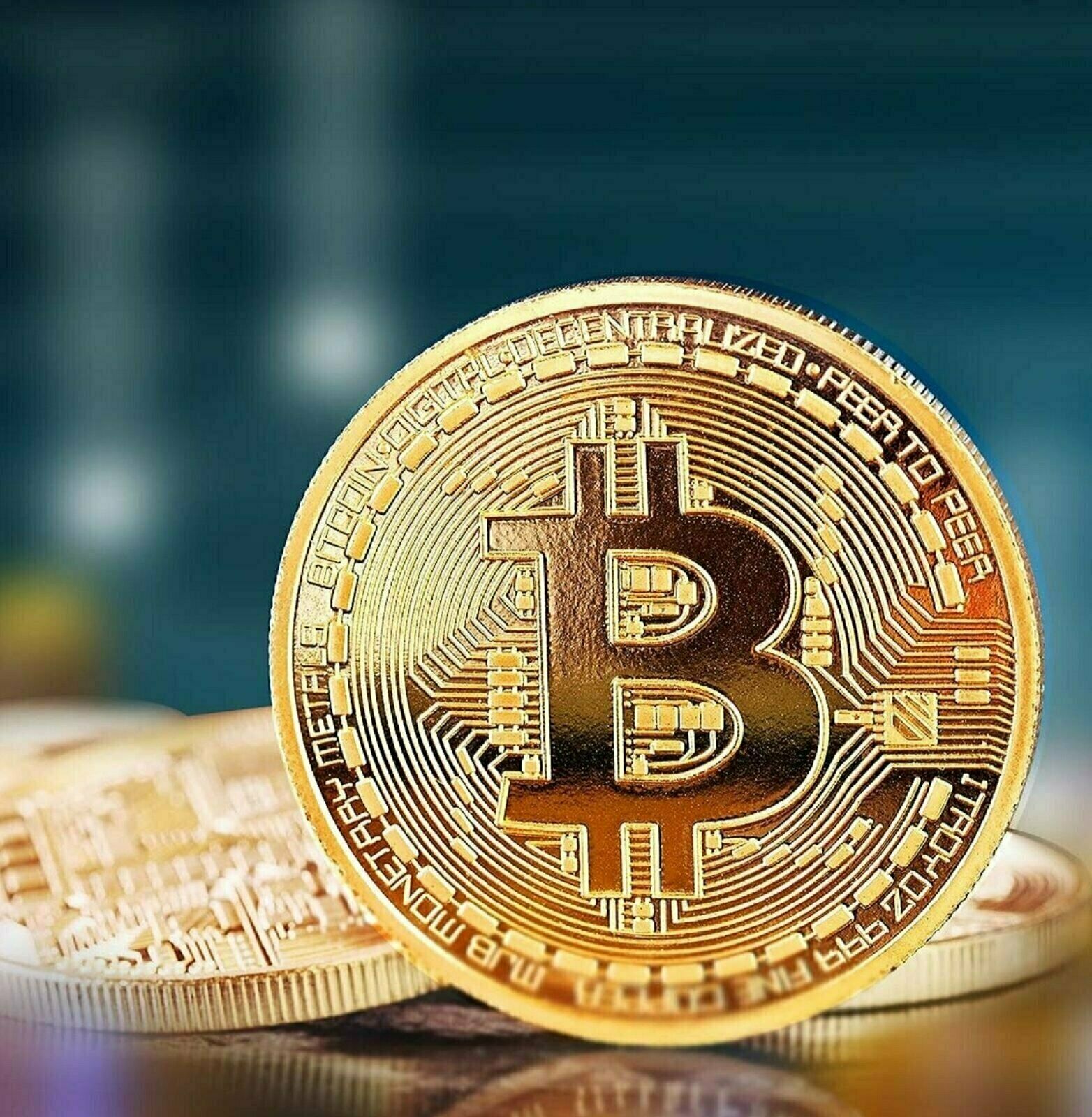 Vente en gros d'usine de vente chaude en métal personnalisé Bitcoin pièce de monnaie creuse de couleur Bitcoin pour la collection d'antiquités